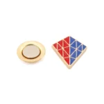 Magnetic Brooch Badge - Pyraminx (Энгэрийн тэмдэг) - Image 3