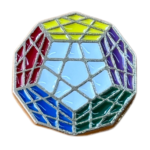Magnetic Brooch Badge - Megaminx (Энгэрийн тэмдэг)